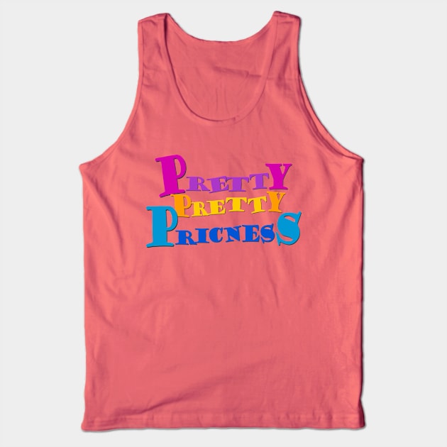 Colorful Princess Tank Top by AlondraHanley